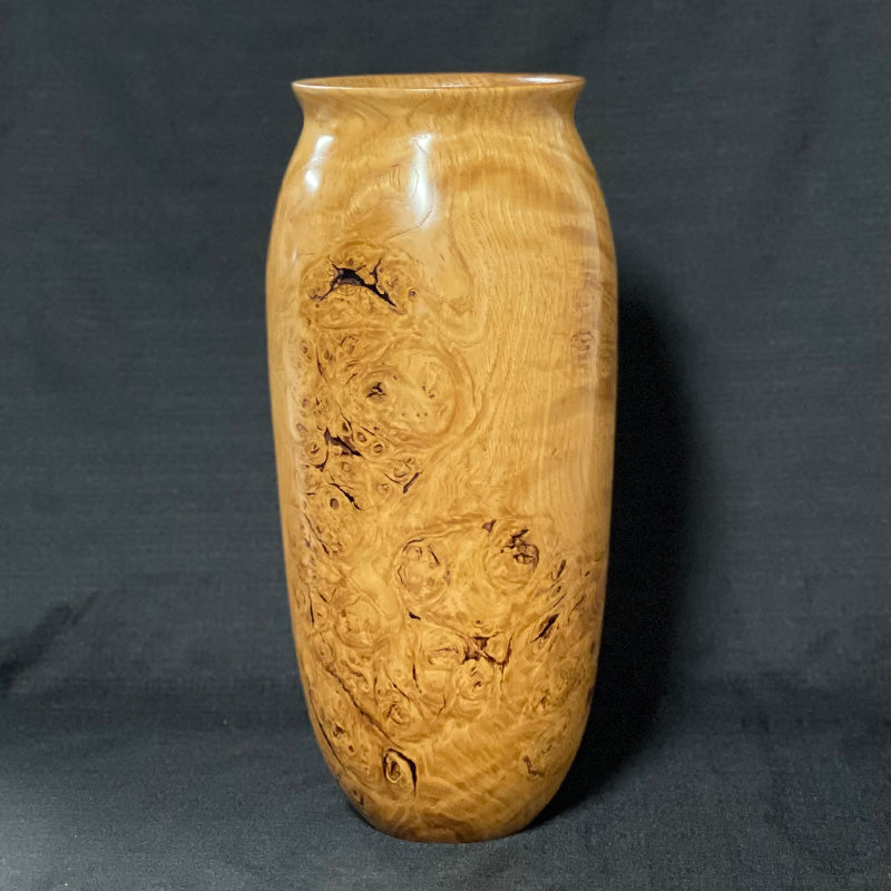 White Oak Burl Vase