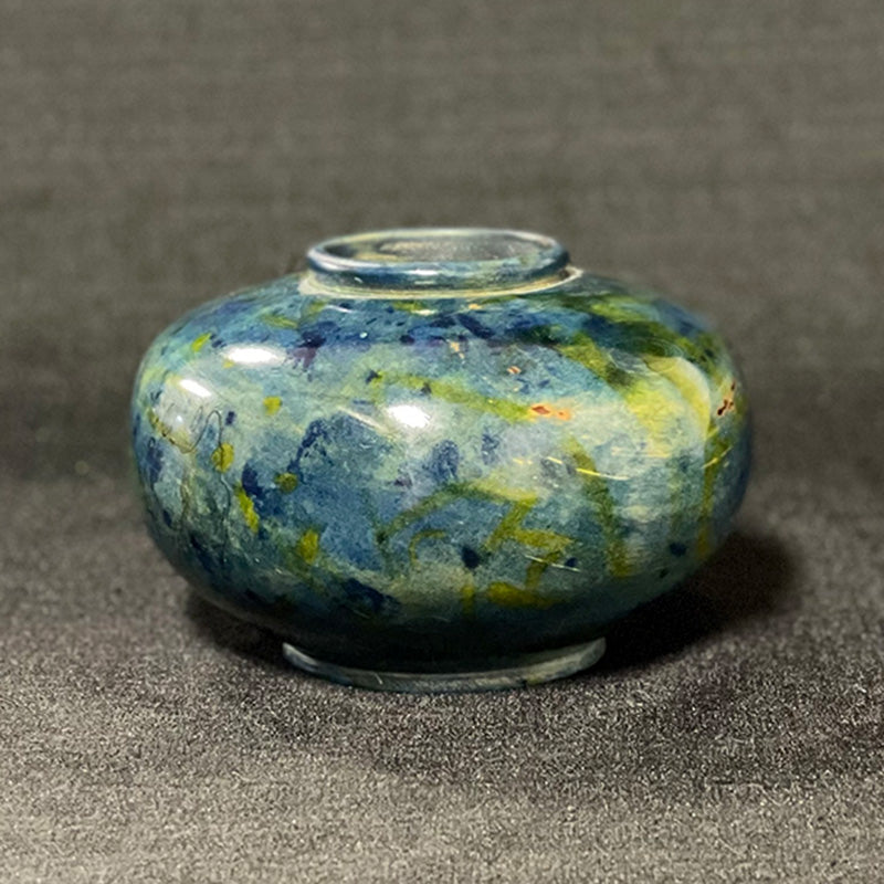 Dyed Blue-green Vessel