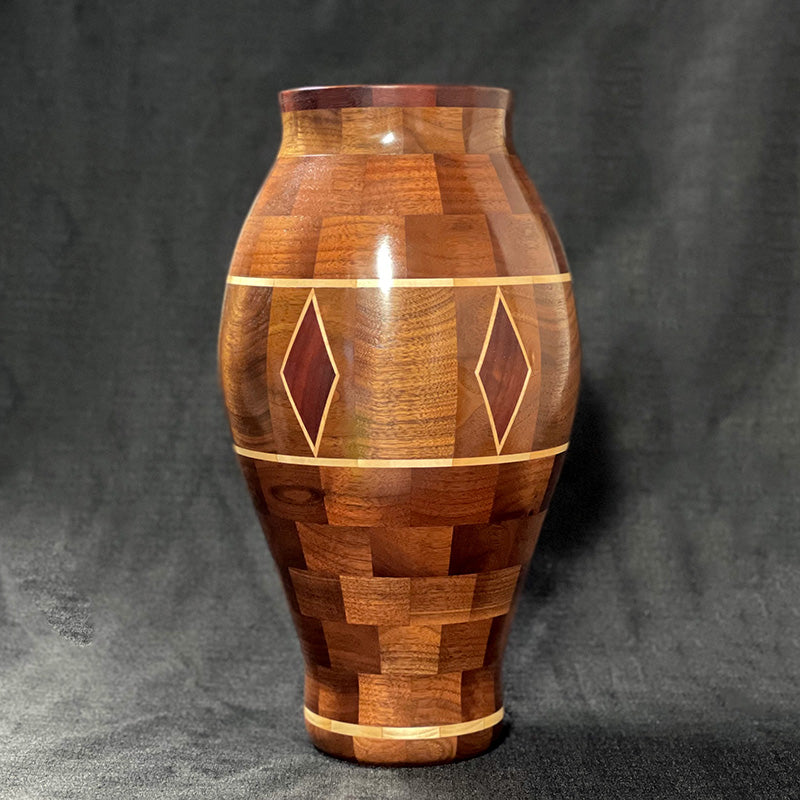 Diamond Segmented Vase
