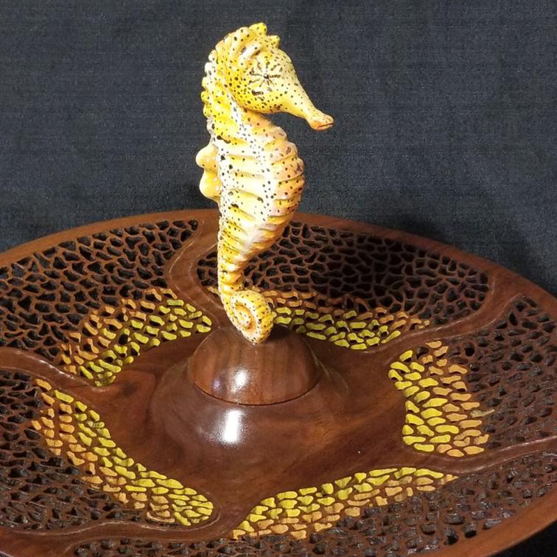 Pierced Seahorse Platter