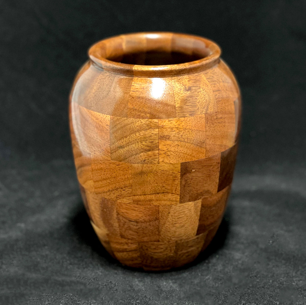 Walnut Segmented Vase